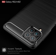 CASE SAMSUNG M62 SOFT CASE CARBON FIBER BRUSH ORIGINAL