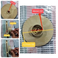 Water pump impeller 12mm x46x127mm