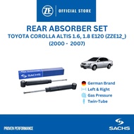 SACHS Shock Absorber Rear Set TOYOTA COROLLA ALTIS E120 (ZZE12_) - (2000 - 2007) | 317 170*2