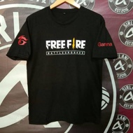 Fashion Free fire Garena Cotton FF T-shirt WRITING DISTRO game online t-shirt