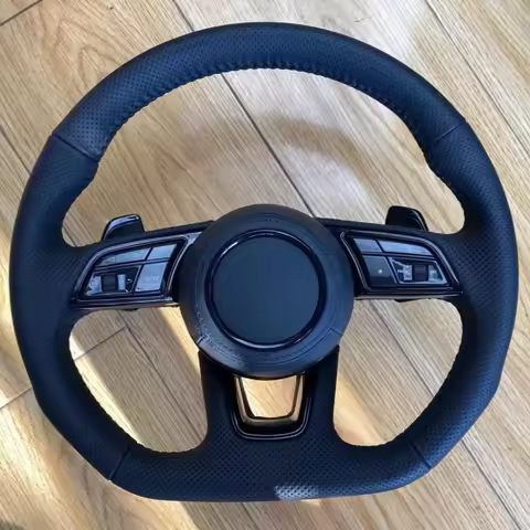 With Heating Steering Wheel For Audi A4L A5 A3 A1 Q5 Q7 A6L C7 A7 Q3 Upgraded Flat-bottom Sports Mul