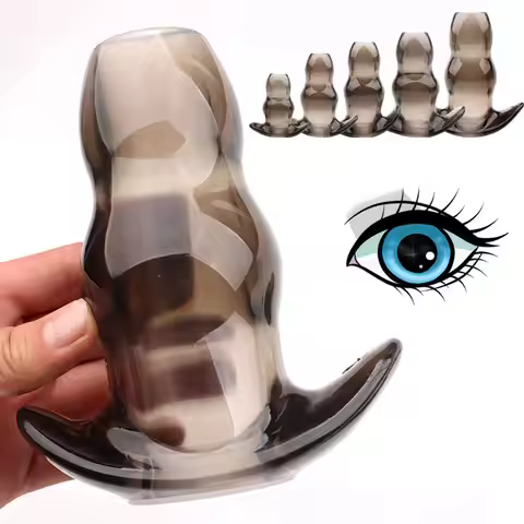 Hollow Anal Plug Butt Plug Anal Dilator Anus Tunnel Expansion Prostate Massager Sextoy Vagina Anchor
