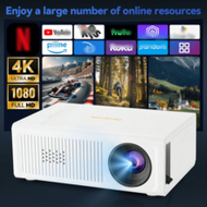 Small Portable Projector, 720P Native Resolution, 1080P Supported, 20-100 Inch Projection Size, Mult