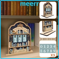 MEERR Reading Tracker Signage, Wooden 2D Books Read Tracker,  Handmade Books Read This Year Reading 