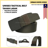 Unisex Canvas Tactical Belt Heavy Duty Student Belt Tali Pinggan Tahan Lasak Murid-Murid Sekolah