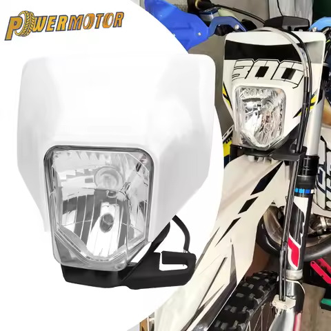 Motorcycle Accessories H4 Headlight Headlamp For Husqvarna TE FE TX 250 350 450 501 300 2017 2018 20