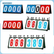 [mojotorw7] Tabletop Flip Scoreboard 4/5/6 Digit Score Flipper Sports Scoreboard for Table Tennis Ma