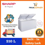 (FREE SHIPPING) Sharp 510L Chest Freezer SJC518