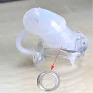 New HT third-generation men's short silicone resin chastity cage cb6000s sex toys A360