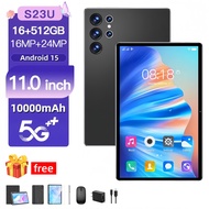 แท็บเล็ต S23 ultra 11 นิ้ว 1TB ROM+16GB RAM ระบบ 5G ซิมคู่ 2 ตัว + WiFi Android 15 แบตเตอรี่ใหญ่ 100