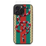 Hardcase Casing iphone 16 15 14 13 12 11 X Xr XsMini Plus Pro Max Snake Printing BC333