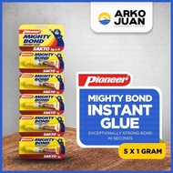 Pioneer Mighty Bond Instant Glue SAKTO 1G x 5