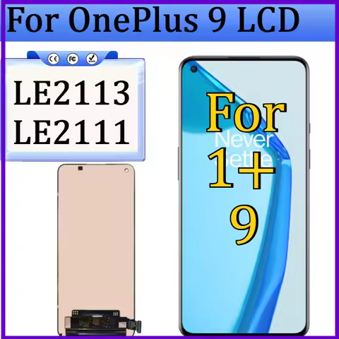 New TFT/OLED Screen For OnePlus 9 LCD Display Touch Screen Digitizer NO Frame For 1+9 LE2113 LE2111 