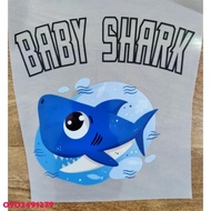 Iron, heat stickers - Baby Shark