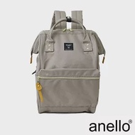 anello 新版基本款2代R系列 防潑水強化 經典口金後背包 Regular size- 奶茶色