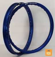 ล้อ DALE ขอบ 17 - 1.20 สีน้ำเงิน ขอบเรียบ จำนวน 2 วง #ล้อขอบ 17 - 1.20 สีน้ำเงิน
