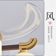 新中式客厅风扇灯中国风餐厅卧室吊扇灯LED风扇吊灯电扇灯一体