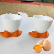 UAENAU 1/2/4Pcs Egg Cup Holder Boiled Creative Cute Eggs Container