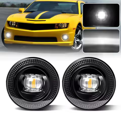 2PCS 12V Fog Lamp For Chevrolet Camaro 2010-2016 Colorado 2015-2016 Suburban Tahoe 2007-2014 Silvera