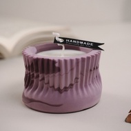 ♚Cylinder Holder Molds Striped Cylinder Tealight Holder Molds eT`Abl
