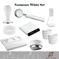 Normcore White Set 58mm Coffee Making Equipment Coffee Filter Coffee Dripper Coffee Set