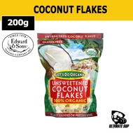 Edward & Sons, Let's Do Organic, 100% Organic Unsweetened Coconut Flakes, Healthy Snacks, Diet Snack
