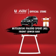 Ultra Racing | Mitsubishi Pajero Sport 2.5 VGT '08-'16 (4WD) / Triton L200 (KA) - Front Lower Bar 4 Points