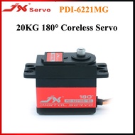 JX PDI-6221MG 20KG 180° Aluminium Metal Gear Servo Waterproof Large Torque Servo For RC Car Truck Cr