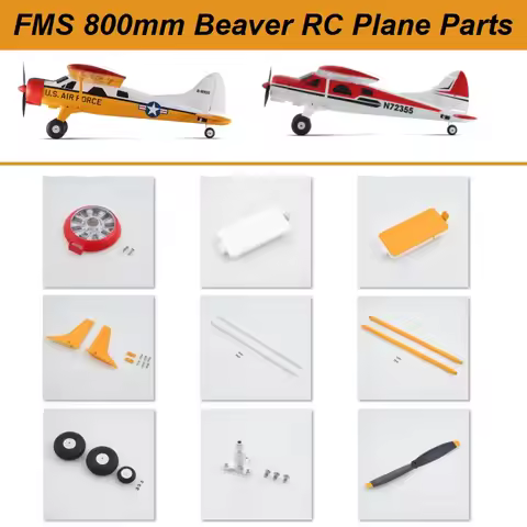 FMS RC Trainer Plane 800mm Beaver Spare Parts