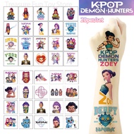 20-40pcs New Kpop Demon Hunters Tattoo Stickers HUNTRX Temporary Tattoo  Arm Decals Stickers For Kid