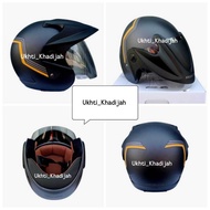 (BLV2) Helm HONDA Terbaru BLUE V2 ORIGINAL AHM