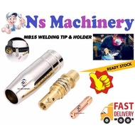 Mig welding MB15 NOZZLE / TIP HOLDER / CONTACT TIP 0.8MM / CONTACT TIP 1.0MM