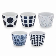 natural69 Set Products [Hasamiyaki] [QA13] swatch cup 5-pattern set /palette / Pollock / stitch / ti