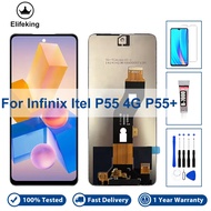 LCD For Infinix itel P55+ P663L P55 4G A666L Display Touch Screen Assembly P663LN Replacement 100% T
