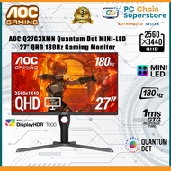 AOC Q27G3XMN MINI-LED Quantum Dot Gaming Monitor - 27" QHD Fast VA / 180Hz / 1ms / DisplayHDR 1000