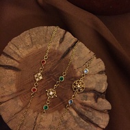 Made In Taiwan Design Style 14k Gold Bracelet Thin 14k 14k