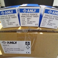 ANLY AH3-1 SINGLE RANGE ANALOGUE TIMER 10SEC , 30SEC , 60SEC 240VAC & 24VDC