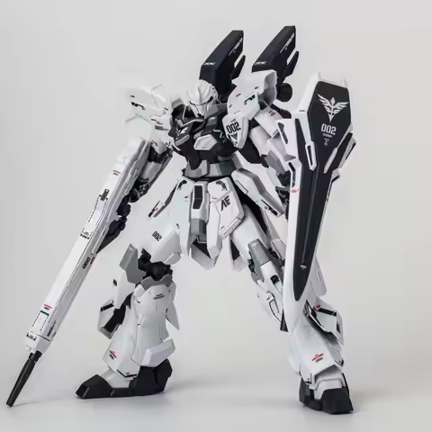 Pb Limited Hg 1/144 217 Sinanju Stein Narrative Ver. White Prototype Model Kit With Water Decals Dis
