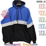 ZIPPER HOODIE JACKET 3XL 4XL 5XL 6XL 7XL ZIPPER SIZEBIG CODE J5
