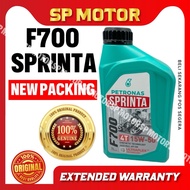 100% ORIGINAL PETRONAS Sprinta F700 15W-50 Semi Synthetic Engine Oil Minyak Hitam API SM JASO MA2 pe