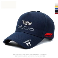 Cadillac Cap Formula F1 Locomotive No. 11 Perez Bottas Sports Baseball Cap