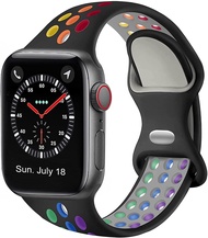 [HOT JUXXKWIHGWH 514] สายซิลิโคนสำหรับ Apple Watch Band 44mm40mm 41มม. 45มม. เข็มขัดยาง Smartwatch สายรัดข้อมือสร้อยข้อมือกีฬา IWatch Serie 3 Se 4 5 6 7