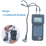 Digital Ultrasonic Thickness Gauge Tester Meter 1.0 to 245mm 0.05 to 8 inch LCD