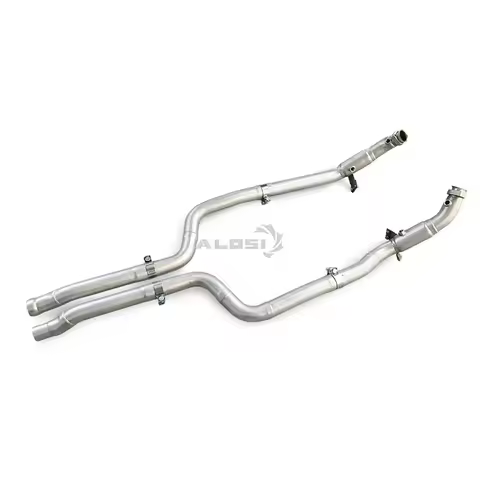 SS304 Mid Pipe Exhaust for Mercedes-Benz CLS350 CLS400 W218 2012-2018 3.5L V6 High Flow Performance 