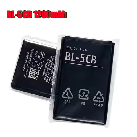 1-10pcs For Nokia 111 1280 1050 1000 105 106 5310 5130 Rechargeable Battery Mobile Game Console 1200