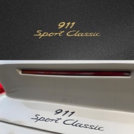 PORSCHE gold lettering decal, 911 SPORT CLASSLC trunk emblem color change film sticker QASN