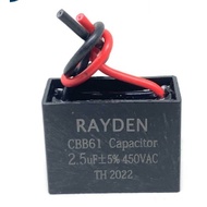 ES CAPACITOR 2.5uF 450V 2.5uF FAN CAPACITOR CONDENSER DYNAMO FAN