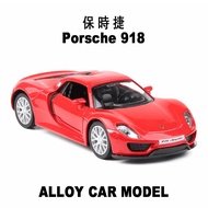 RMZ CITY 1:36 Porsche 911 918 Cayenne Panamera TAYCAN Car Models Alloy Diecast Toys Vehicles Auto