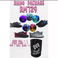 Bowling Package - BRUNSWICK RHINO - Xtech Shoe - DV8 SLING BAG - X Proshop - X Pro Shop - XPROSHOP