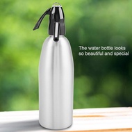 Soda Water Bottle 1L Portable Soda Syphon Bottle Soda Maker with Pressure Regulator for DIY Mojitos